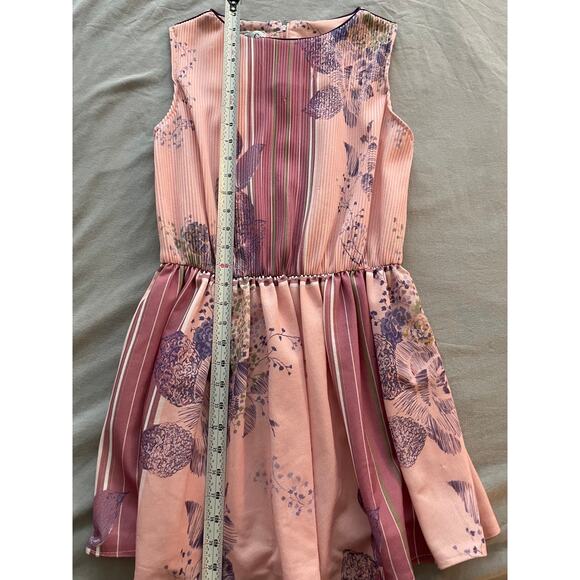 Vtg. Jennifer Gee Floral Sleeveless Tunic Style Top/ Mini Dress - Picture 3 of 9